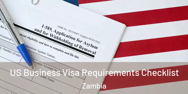  US Business Visa Requirements Checklist Zambia